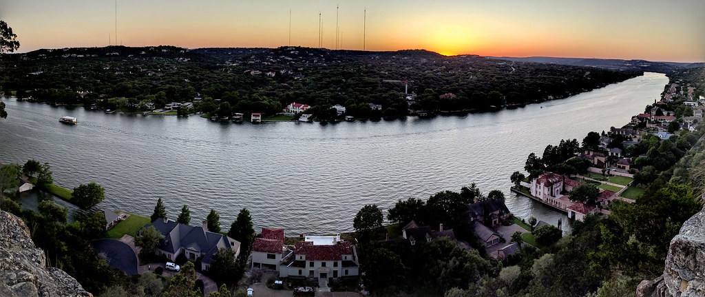 Sunset from Mount Bonnell — Austin