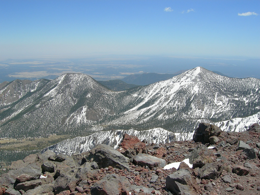 San Francisco Peaks under snow — Grand Canyon & Flagstaff