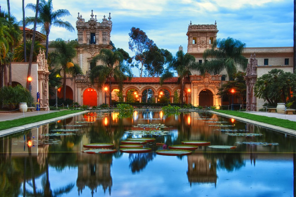 The lily pond, Balboa Park — San Diego