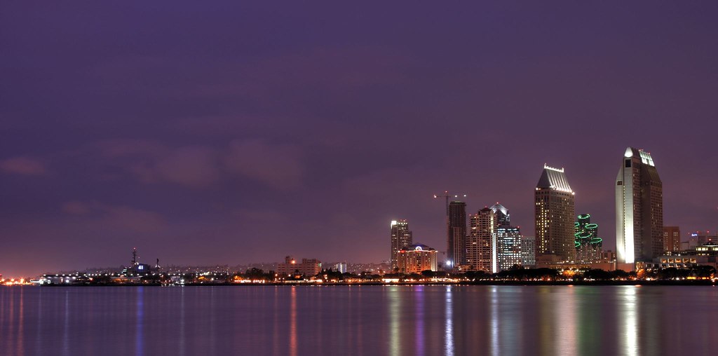 The skyline from Coronado — San Diego