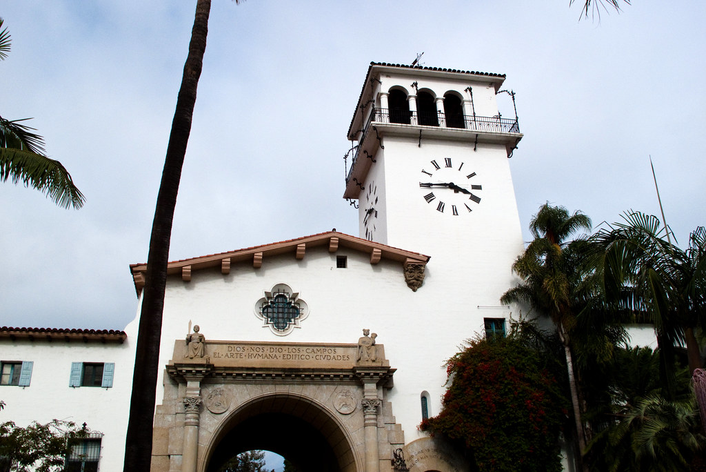 The Courthouse clock tower — Santa Barbara