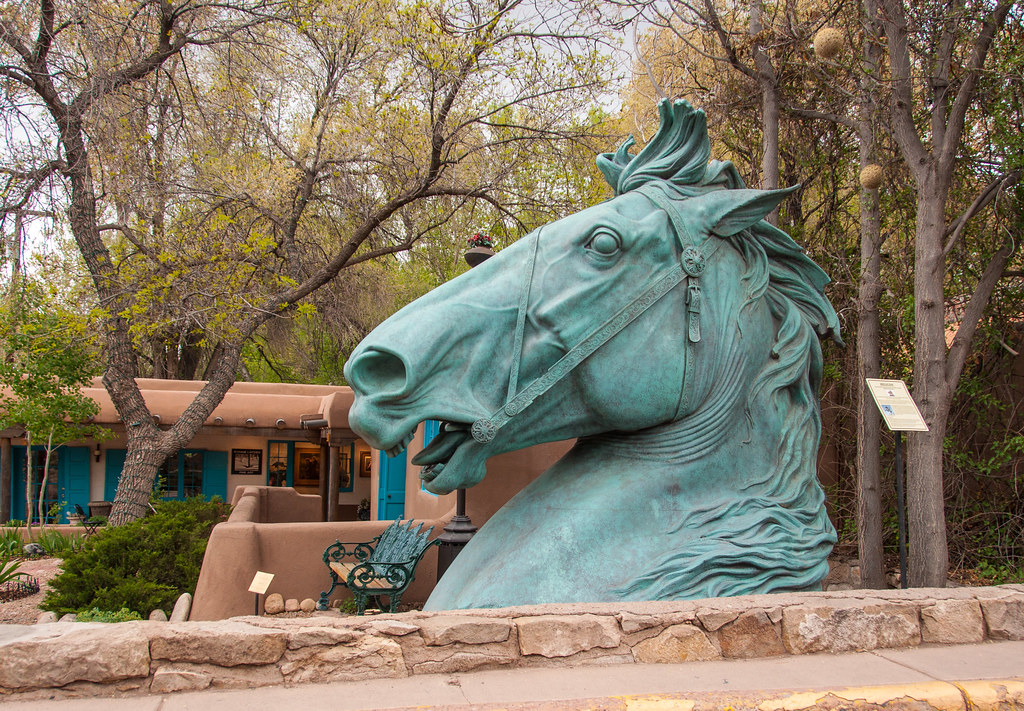 Sculpture on Canyon Road — Santa Fe