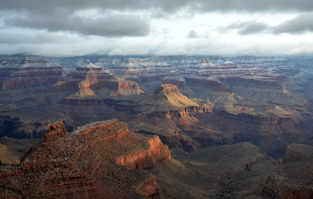 South Rim at sunset — Grand Canyon & Flagstaff
